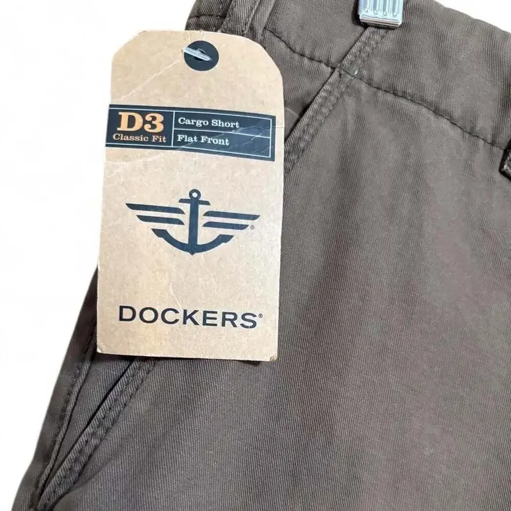 Dockers D3 Classic Fit Flat Front Cargo Shorts